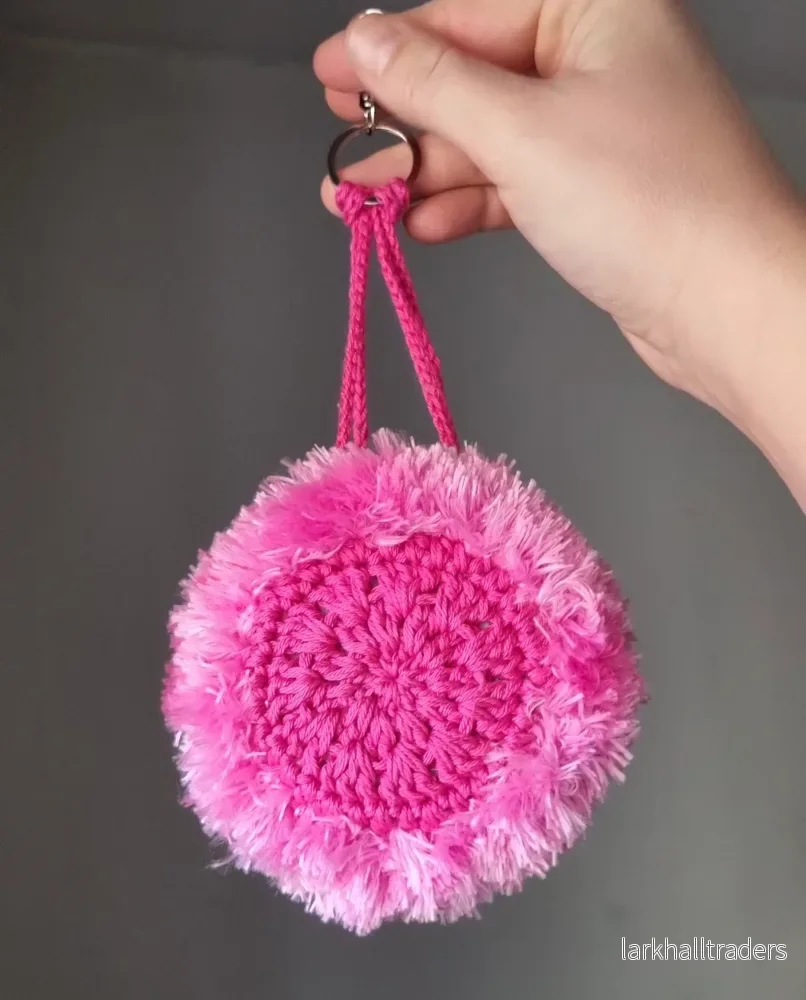 Snusväska, Plysch - Djup Rosa