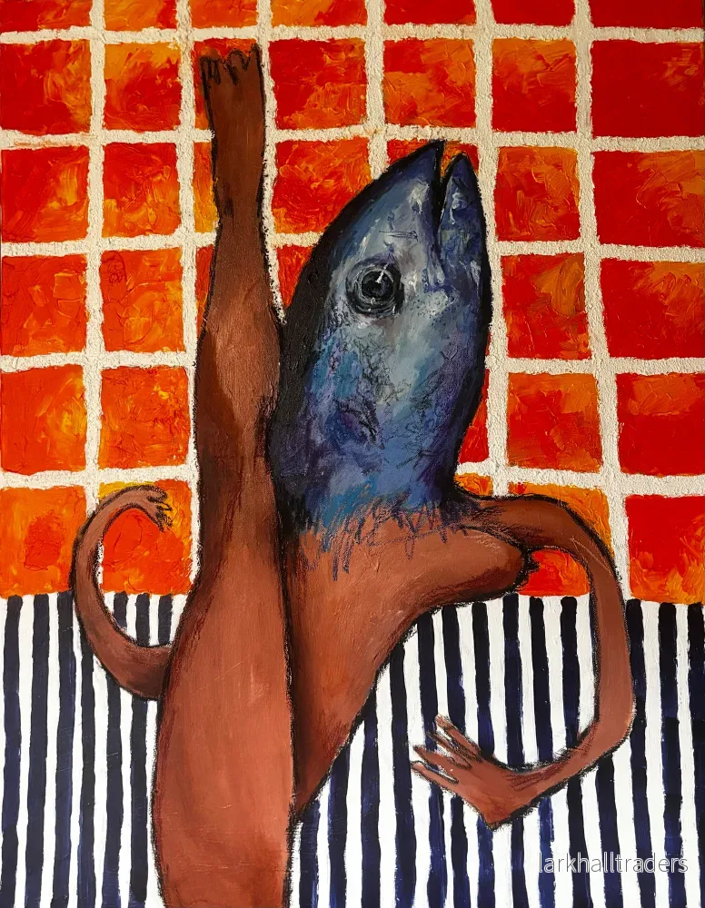 There's plenty of fish in the sea - Original - 73 x 92 - Bild 2