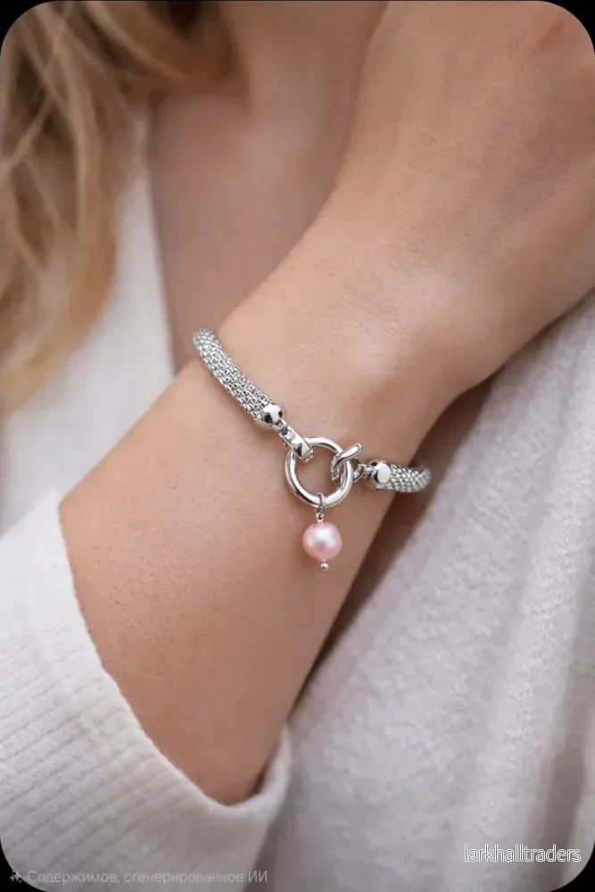 Silverpärlberlockarmband - Bild 2