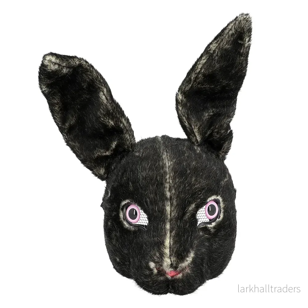 Djurmask, svart kanin - Bild 3