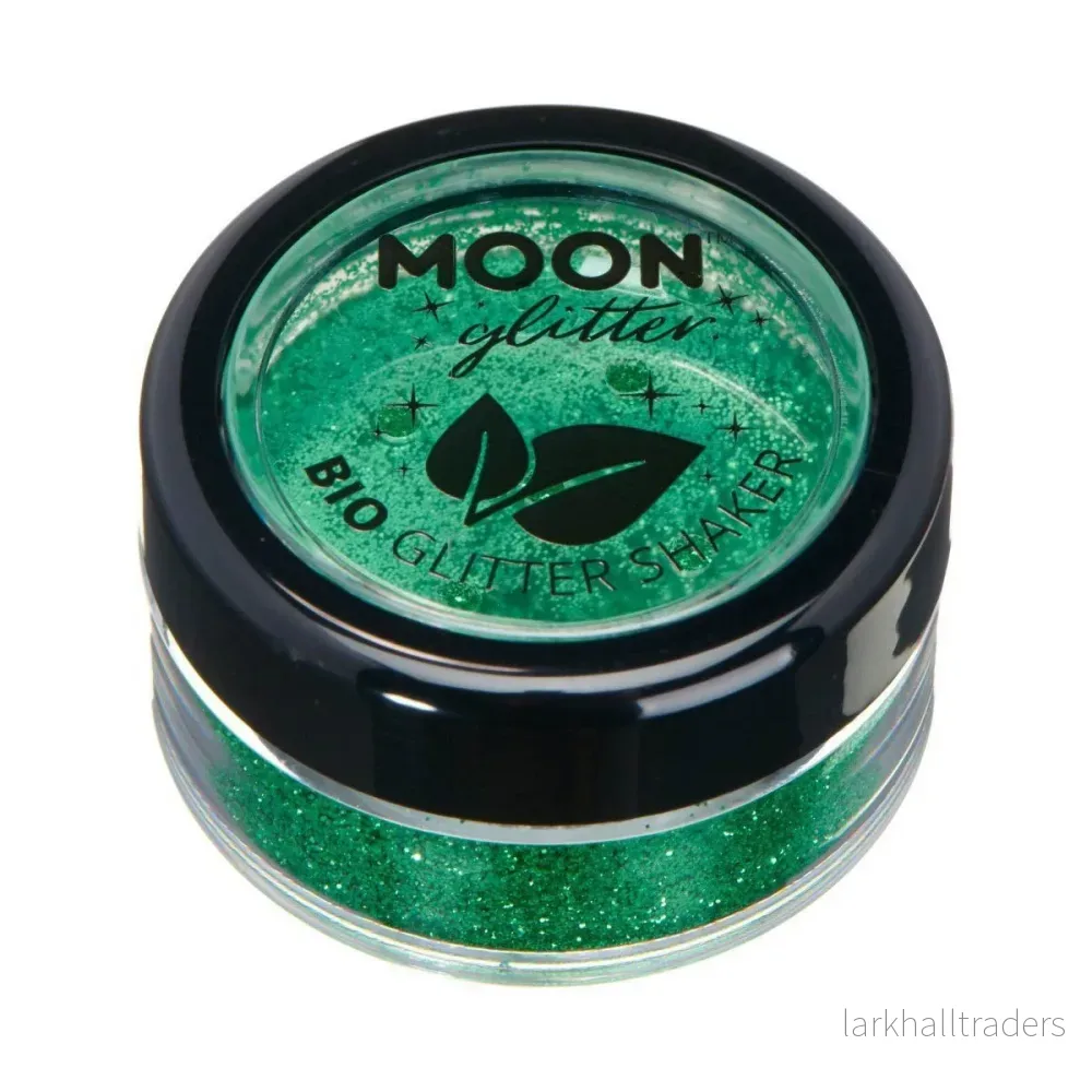 Moon Glitter Bio Glitter Shakers, green 5 g