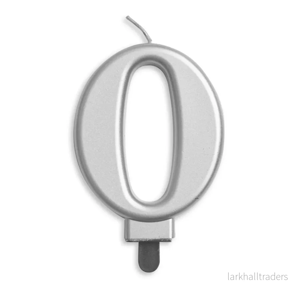 Sifferljus, 0 silver metallic