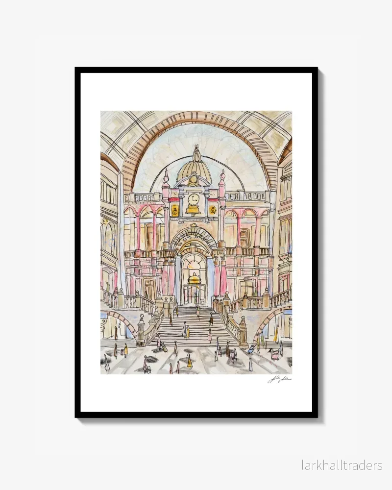 Antwerp Central Station Print Antwerp Central Station Print