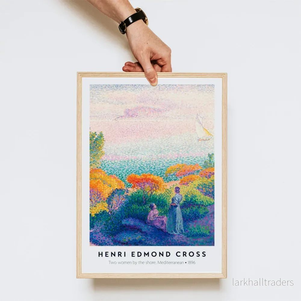 Två kvinnor vid stranden Poster