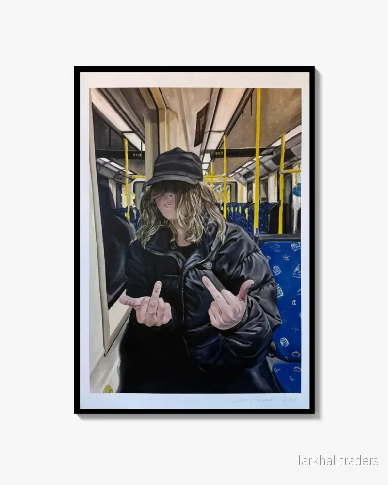 ”Klar nu”-poster, signerad och numrerad