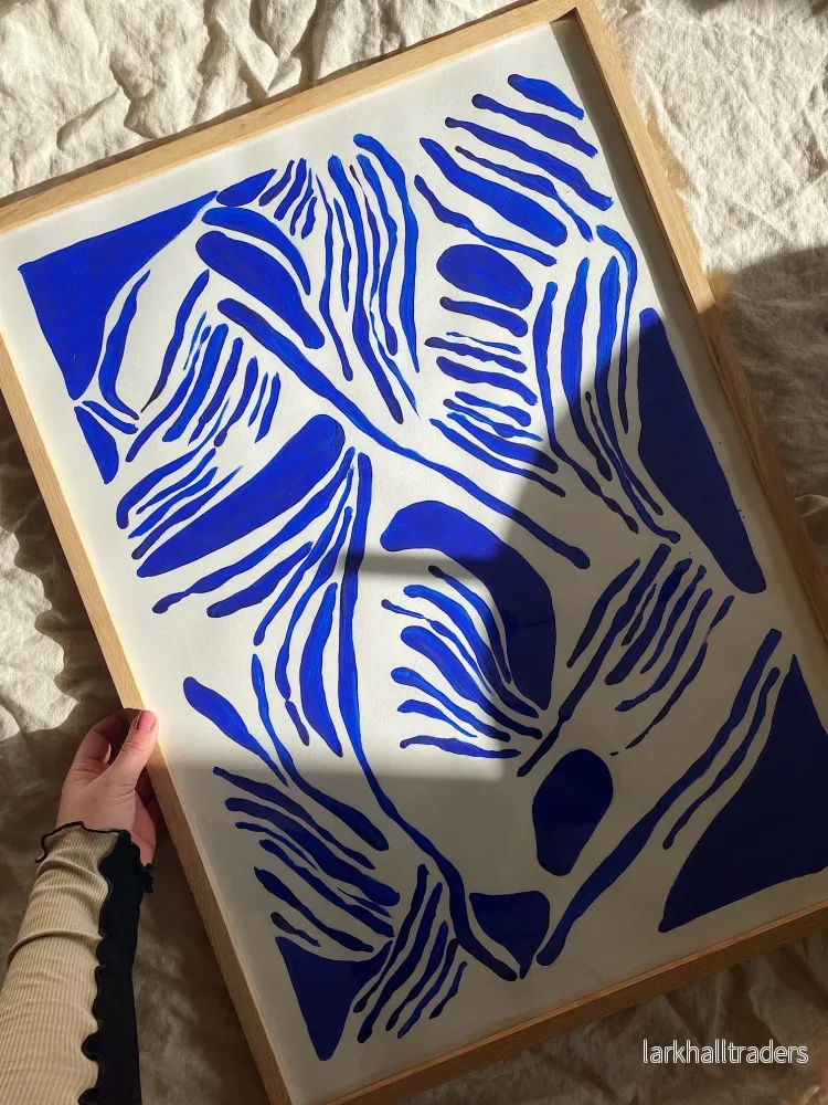 Original 1:1 – Nerves cobalt blue. Original 1:1 – Nerves cobalt blue.
