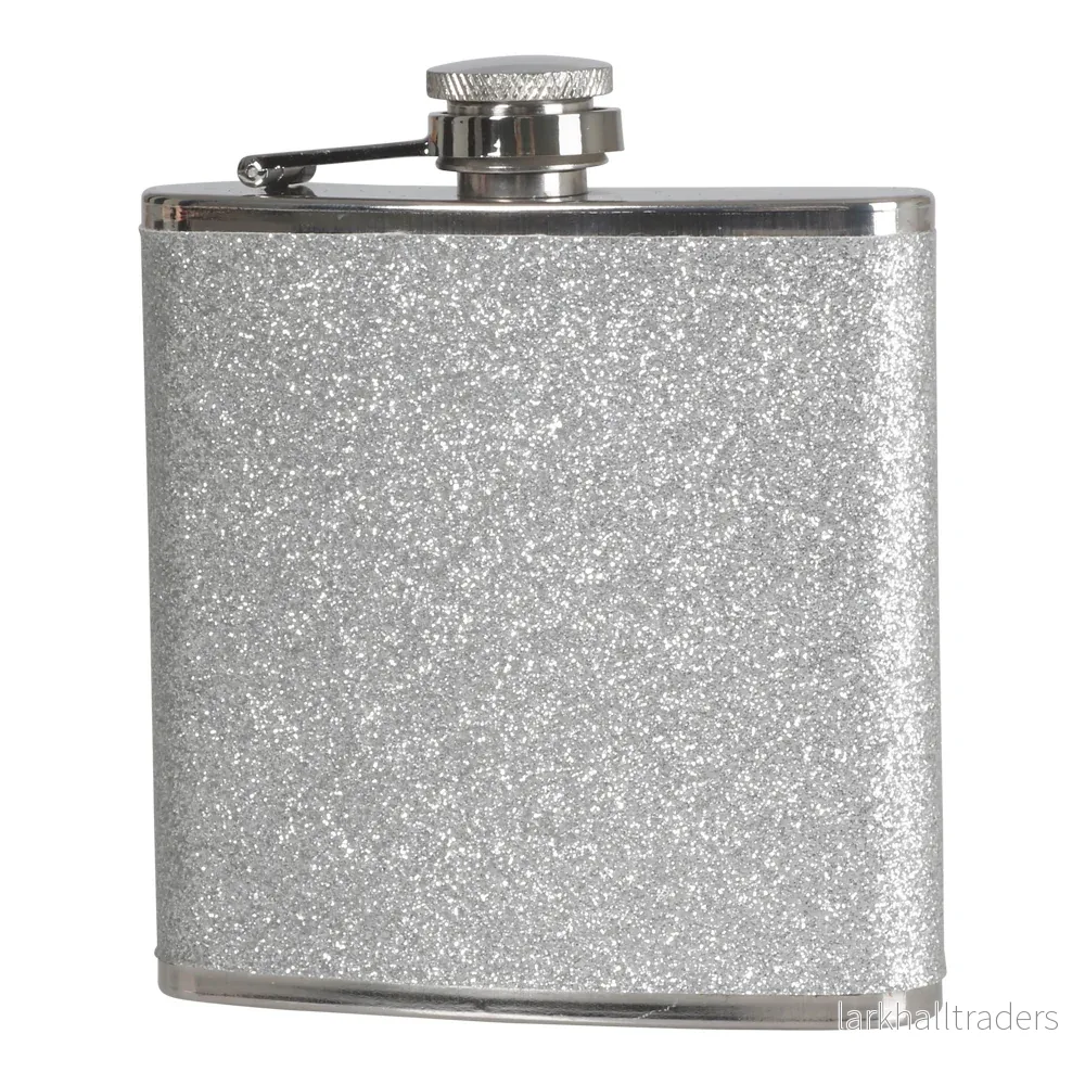 Fickplunta, glitter silver 18 cl