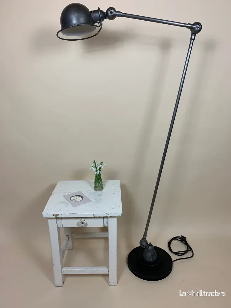 Vacker och sällsynt Jieldé golvlampa med två armar