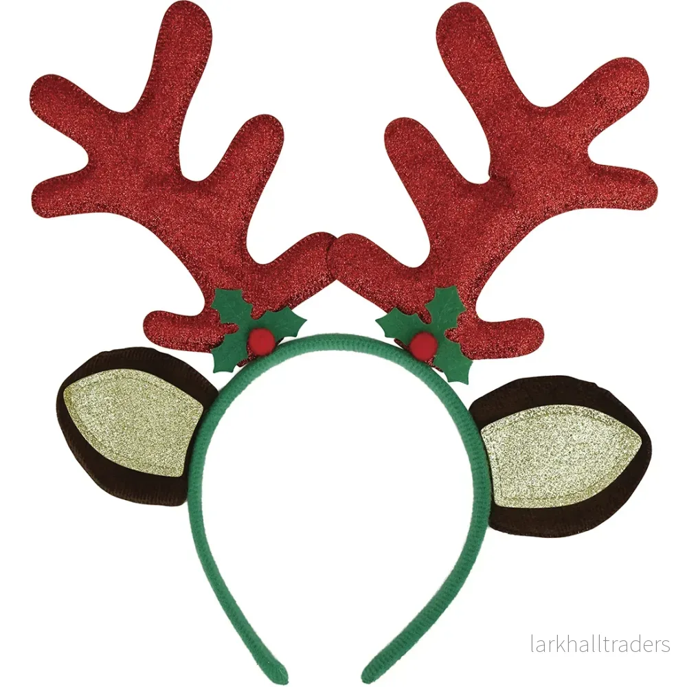 Juldiadem, renhorn med öron Juldiadem, renhorn med öron