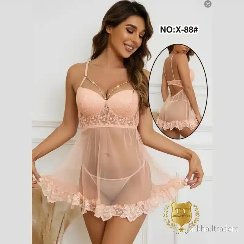 Elegant Lingeri Klänning - Sensual Blush - Bild 2