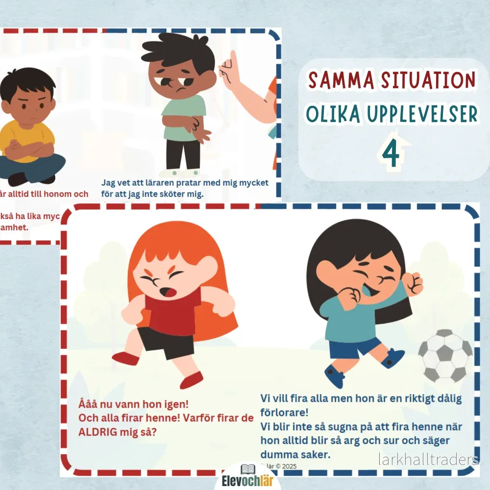 Olika sorters uppmärksamhet. Samma situation – olika upplevelser. Paket 4 Olika sorters uppmärksamhet. Samma situation – olika upplevelser. Paket 4