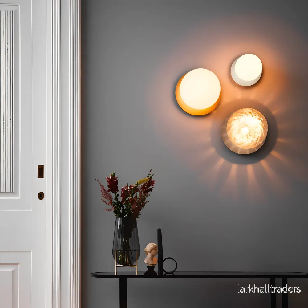 LumiOrb – Elegant Taklampa med Mattad eller Klar Kristallkula - Bild 3