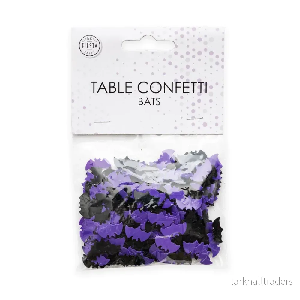 Bordskonfetti, fladdermöss lila/svart 14 g Bordskonfetti, fladdermöss lila/svart 14 g
