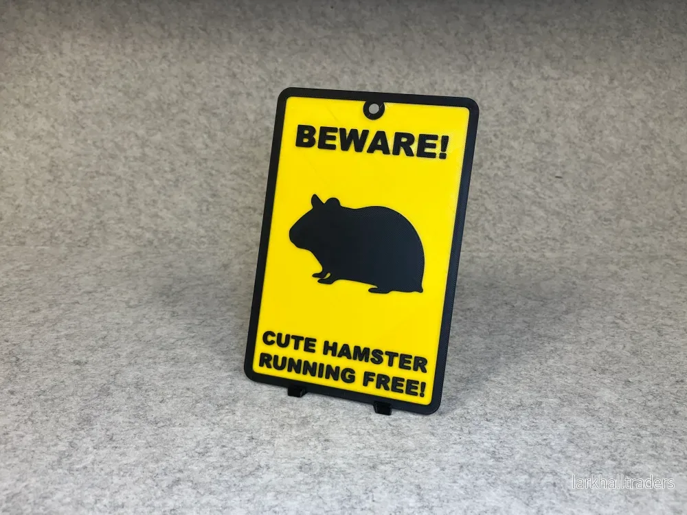 Väggdekor hamster – Beware Cute Hamster Väggdekor hamster – Beware Cute Hamster