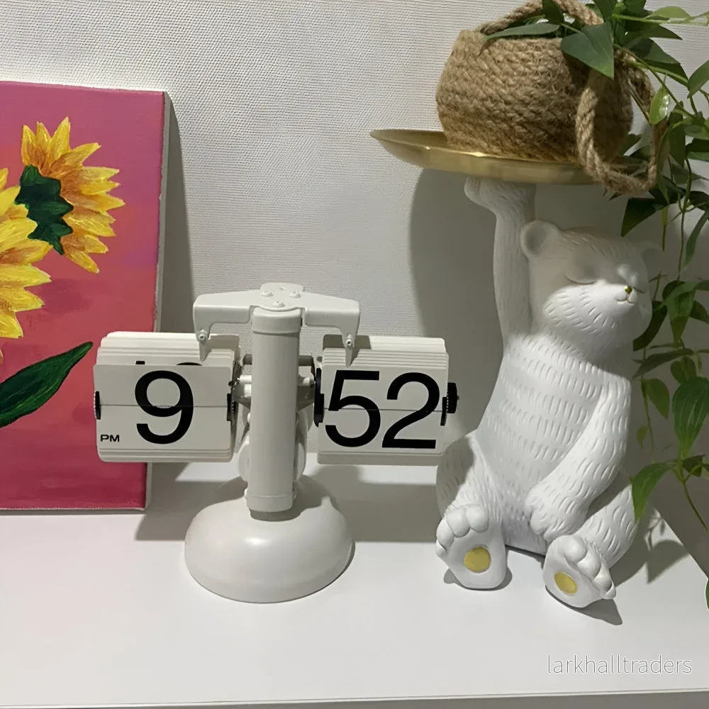 FlipAura – Retro Flip Bordsklocka i Minimalistisk Design - Bild 2