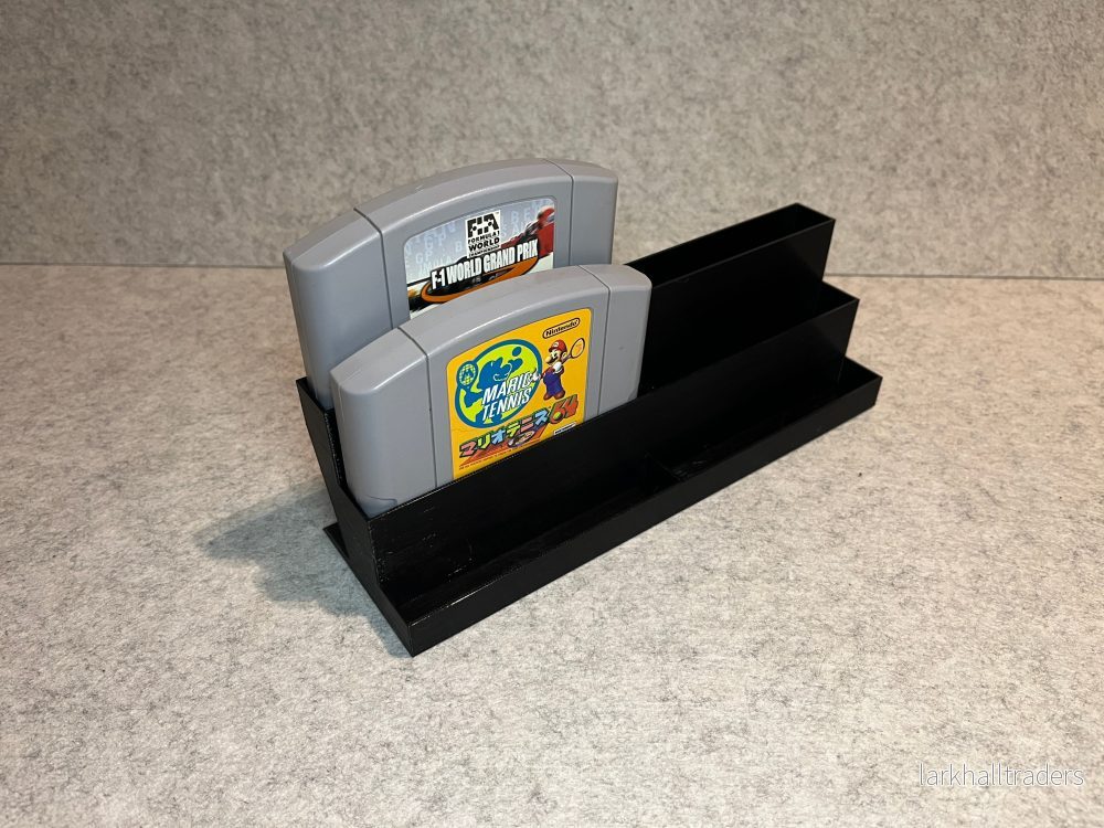 Spelställ för 6 Nintendo 64-kassetter - trestegsdesign - Bild 2