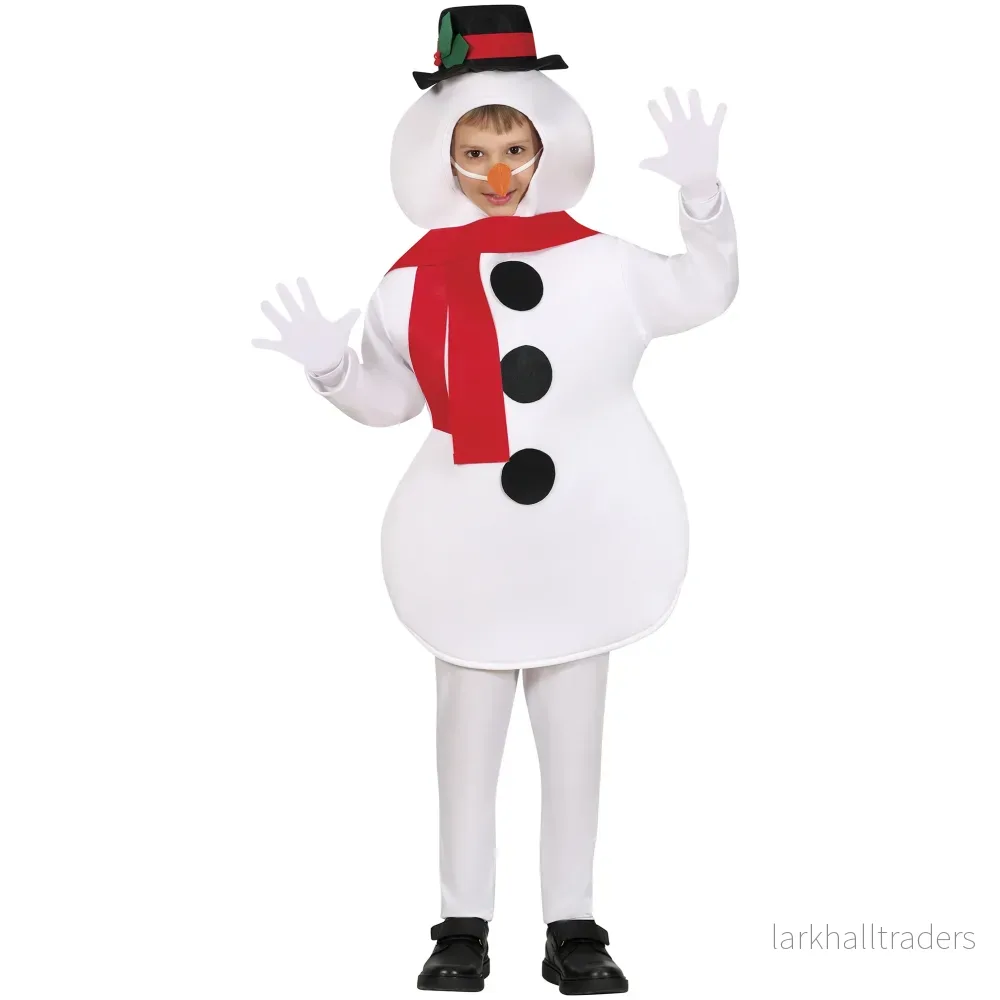 Barndräkt, snowman 133 cm (7-9 år)