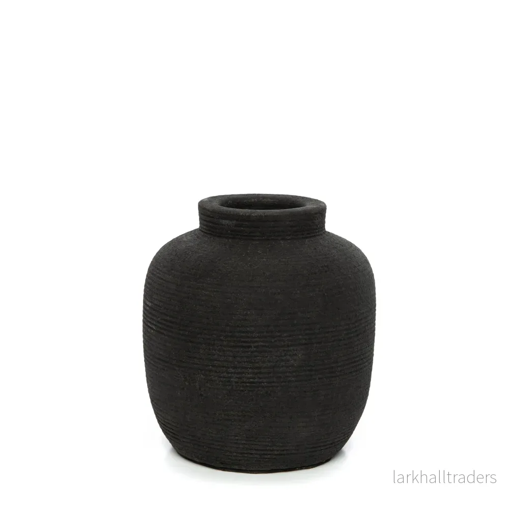 Den Peaky Vase – Svart – S