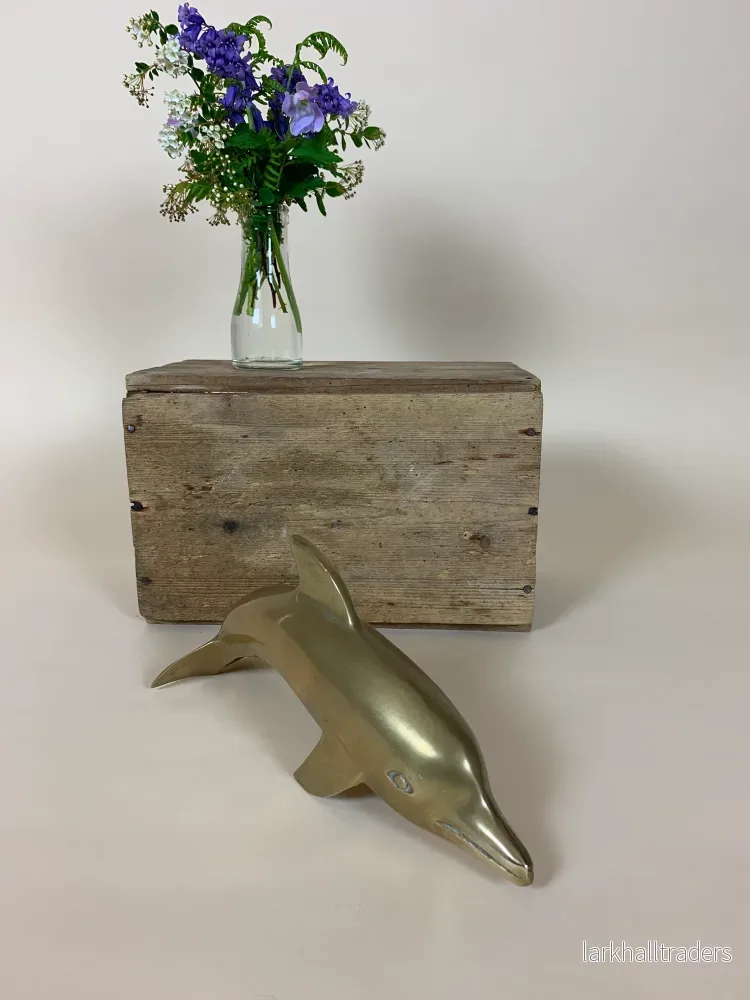 Delfin i mässing - Bild 2
