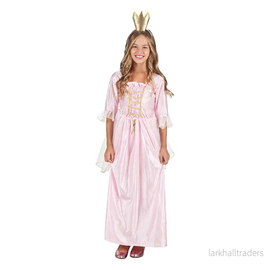Barndräkt, prinsessa rosa 7-9 år Barndräkt, prinsessa rosa 7-9 år