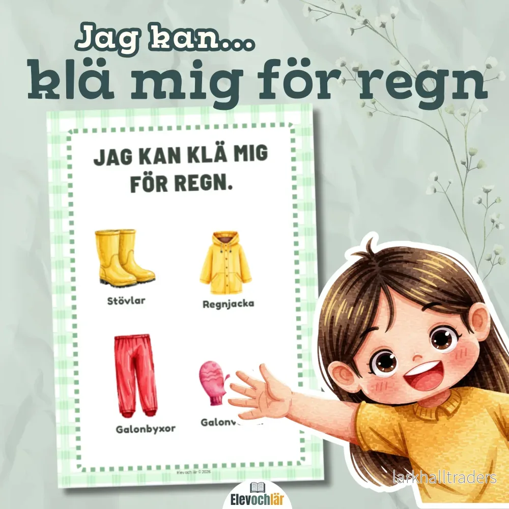 JAG KAN! klä mig för regn JAG KAN! klä mig för regn