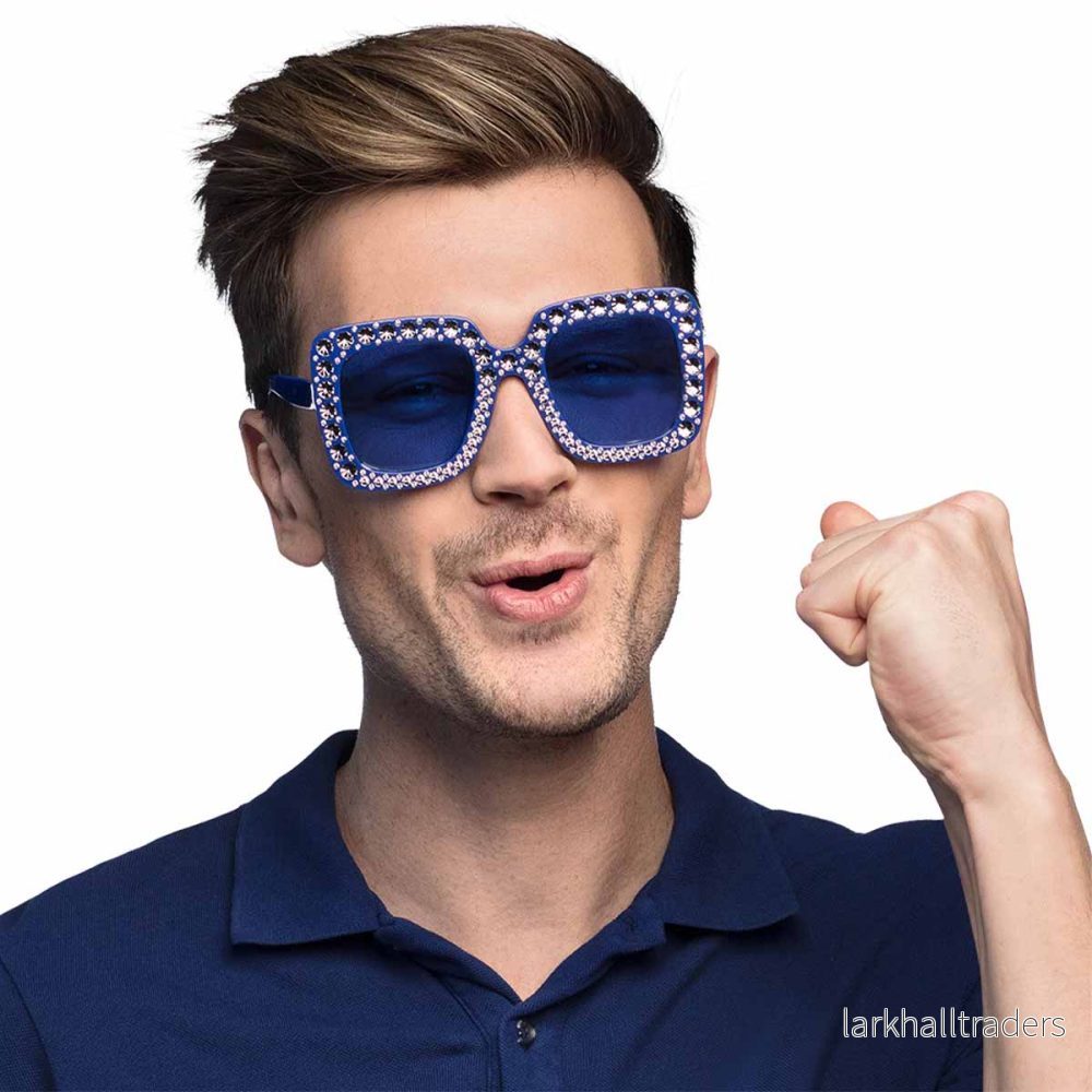 Glasögon, blå bling - Bild 3
