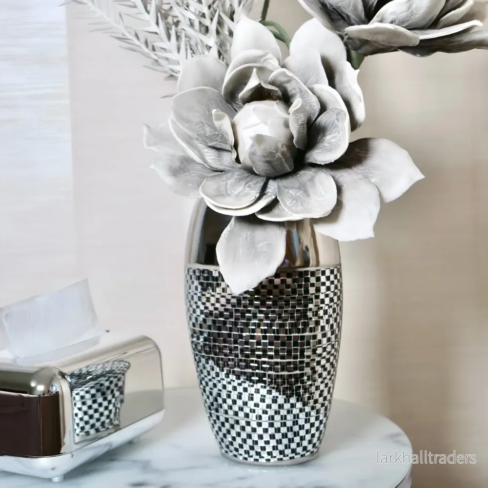 Glitter Vas Silver Alice - Bild 2