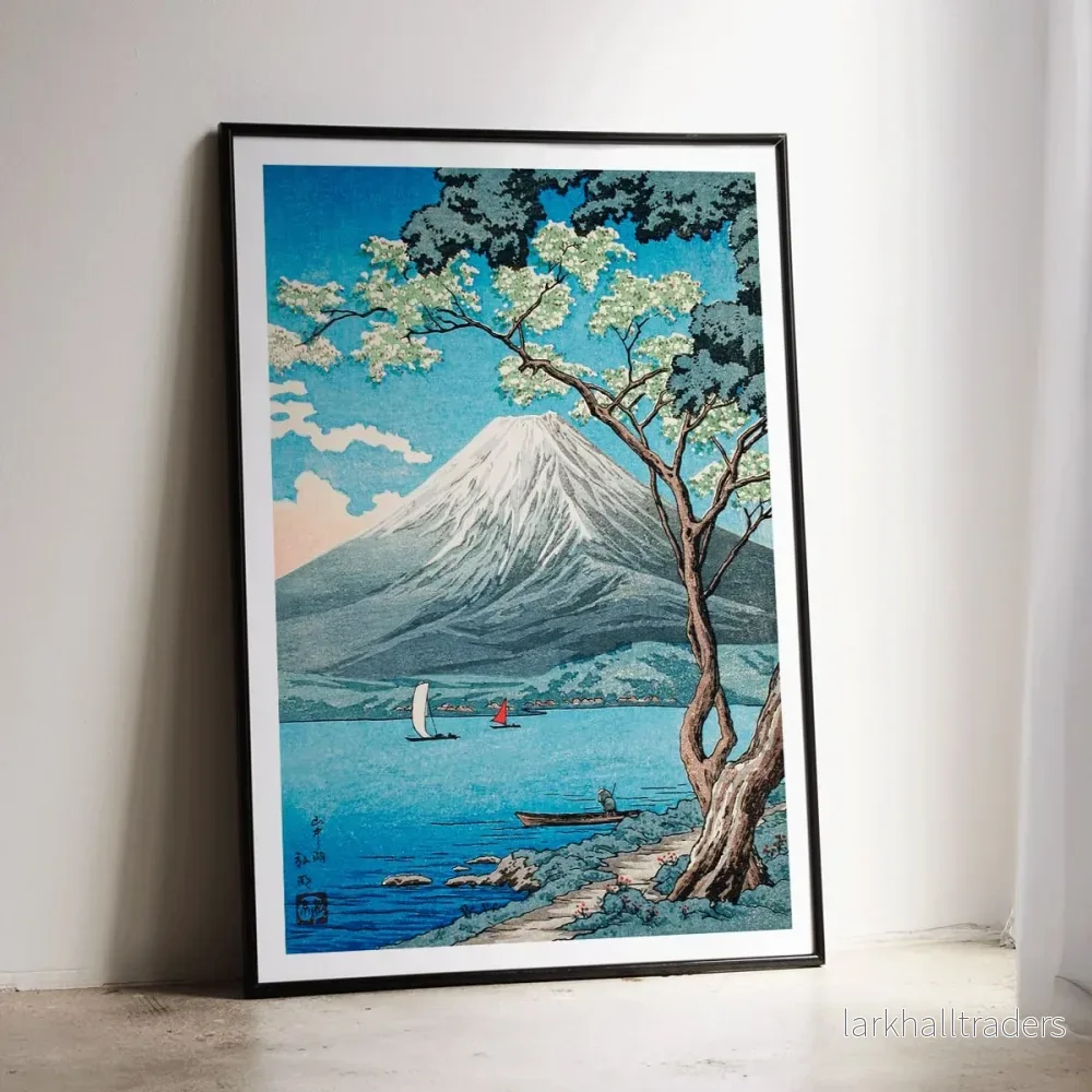 Mount Fuji från sjön Yamanaka Poster - Bild 3