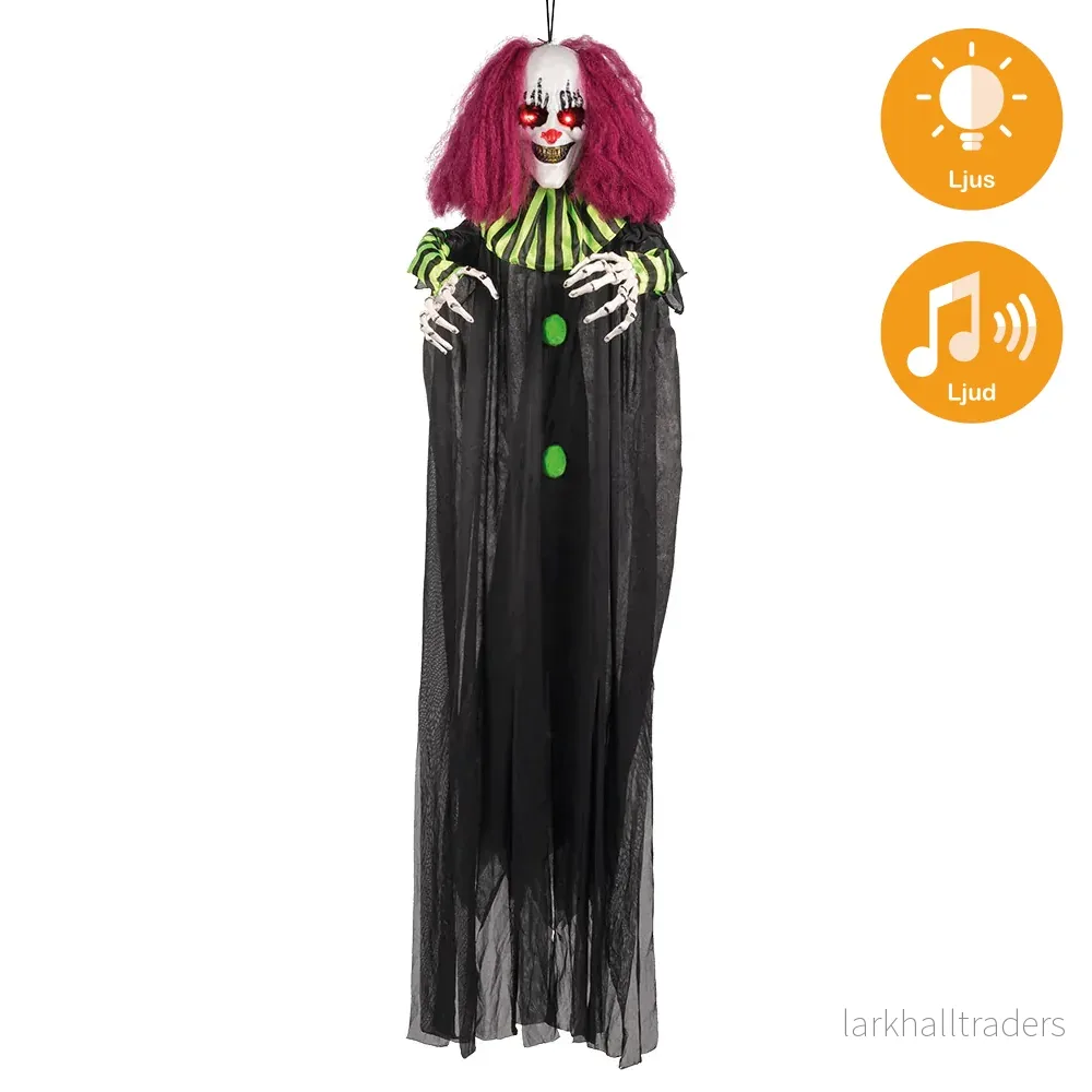 Prop, terror clown 130 cm Prop, terror clown 130 cm