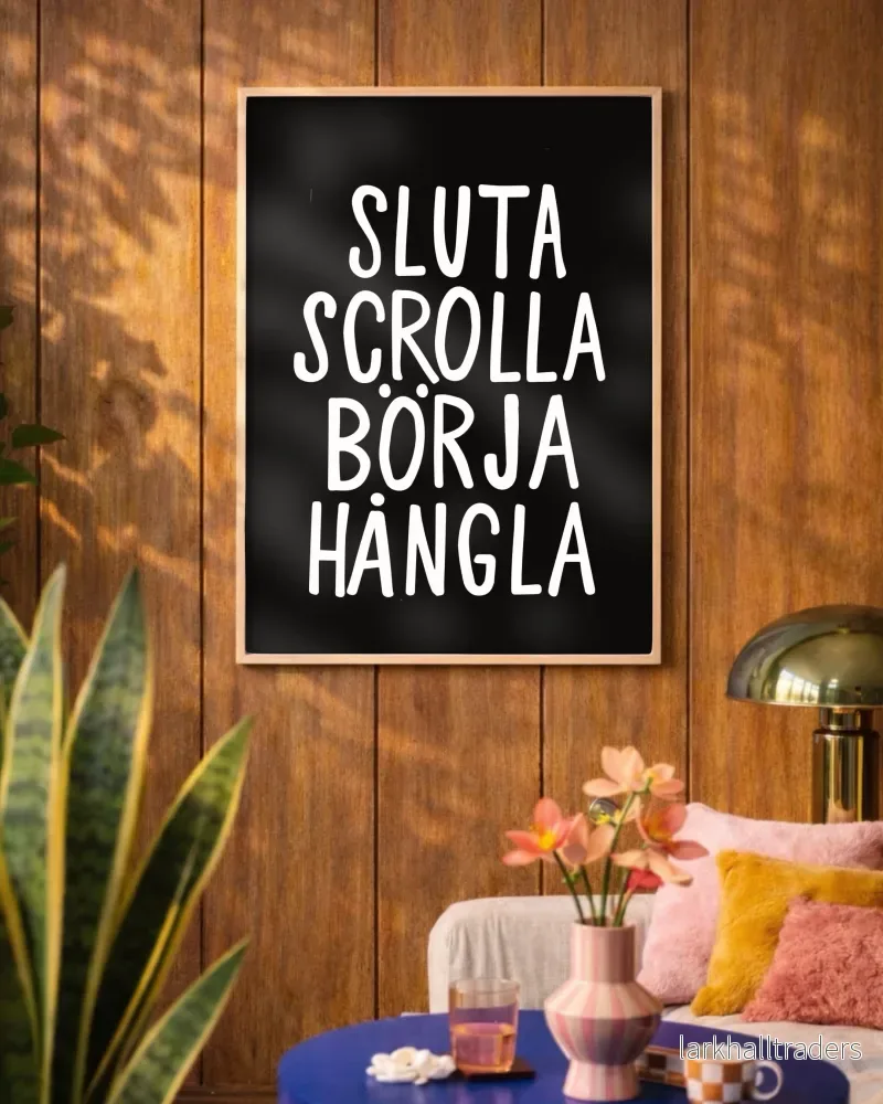 Sluta scrolla Poster - Bild 2