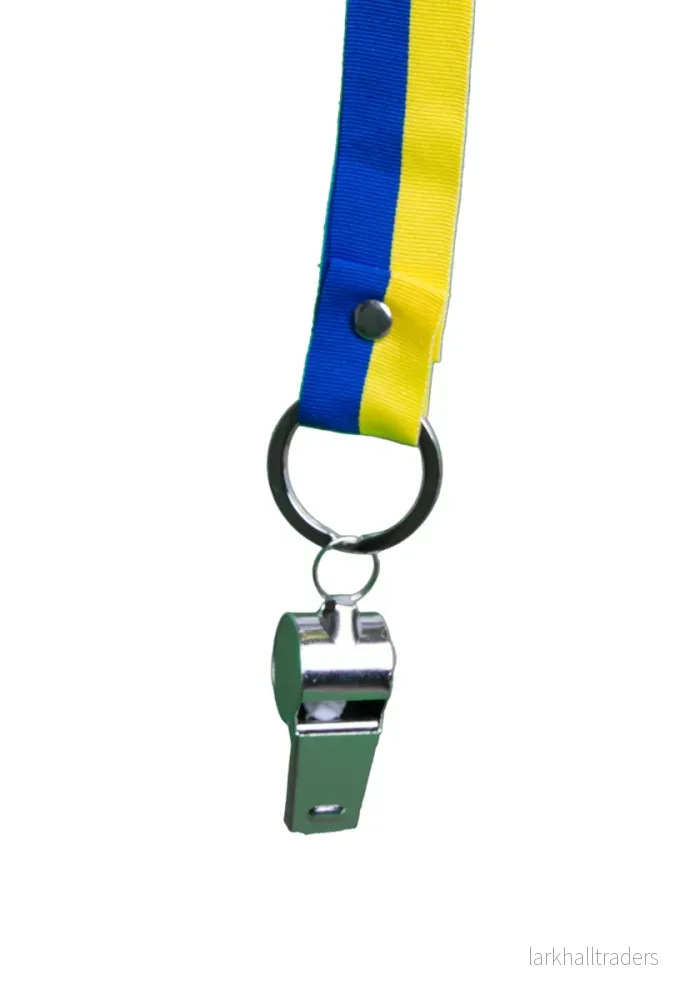 Visselpipa, liten med band silver - Bild 3