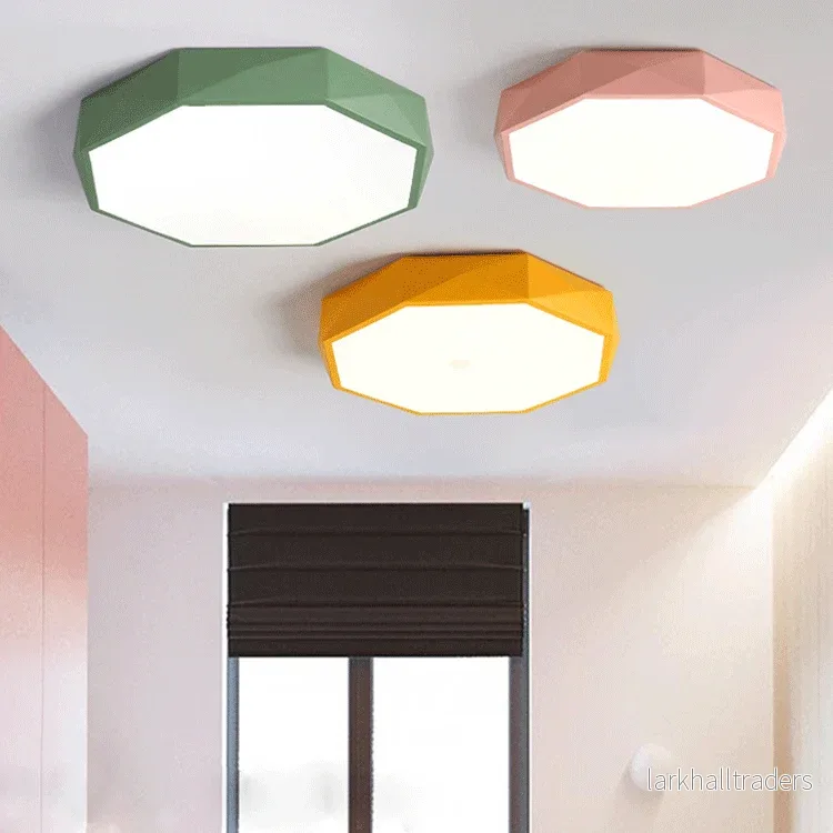 Modern skandinavisk LED-taklampa i abstrakt design Modern skandinavisk LED-taklampa i abstrakt design
