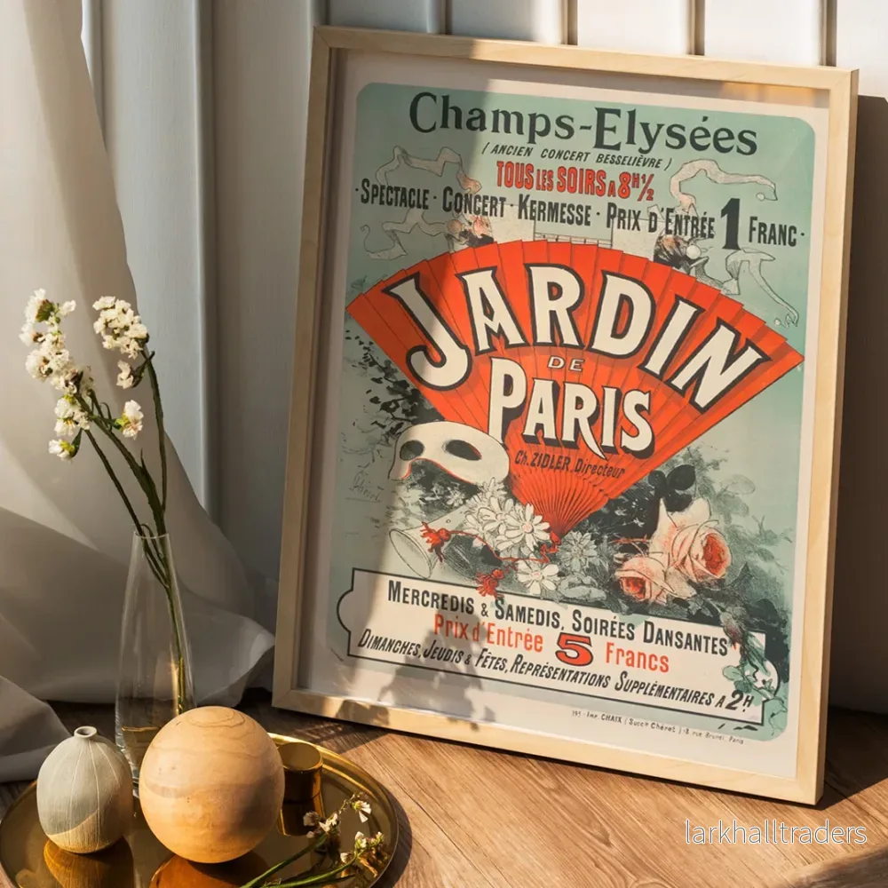 Jardin De Paris Poster Jardin De Paris Poster