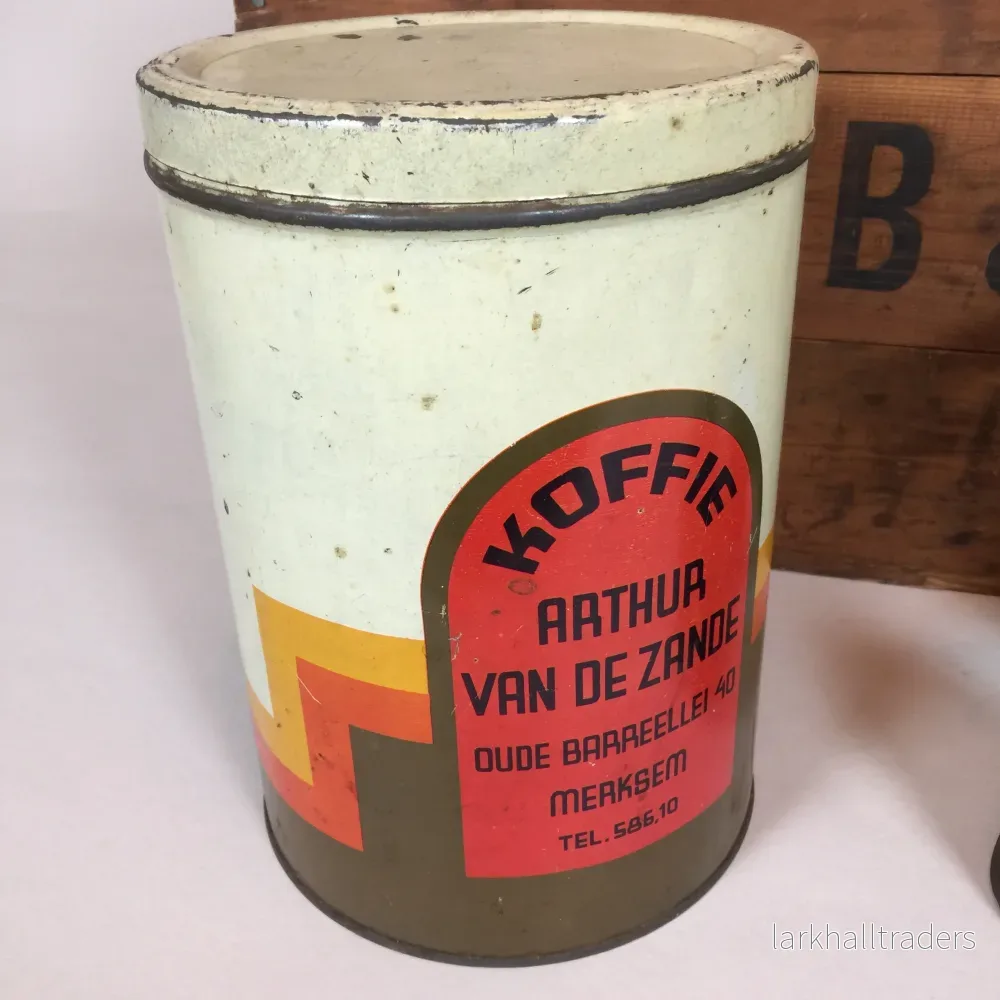Gammal fin kaffeburk från Belgien - Bild 2