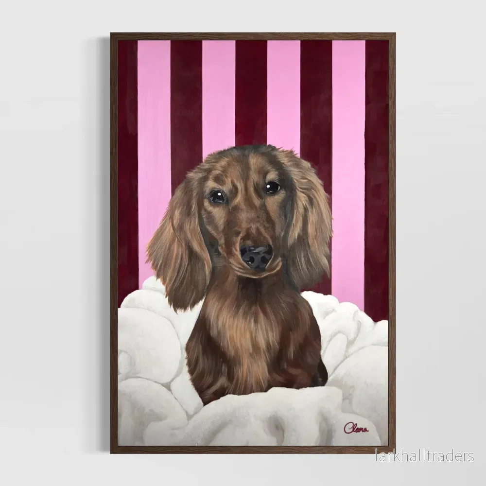 Chic Dachshund Poster - Bild 2