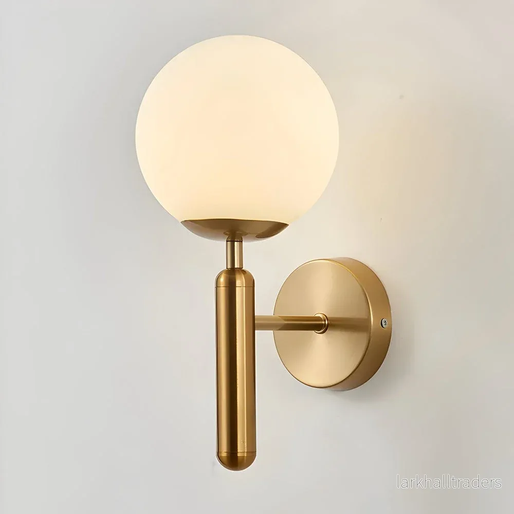 AuréLight – Vägglampa i Koppar med Rund Design och Varm LED-belysning AuréLight – Vägglampa i Koppar med Rund Design och Varm LED-belysning