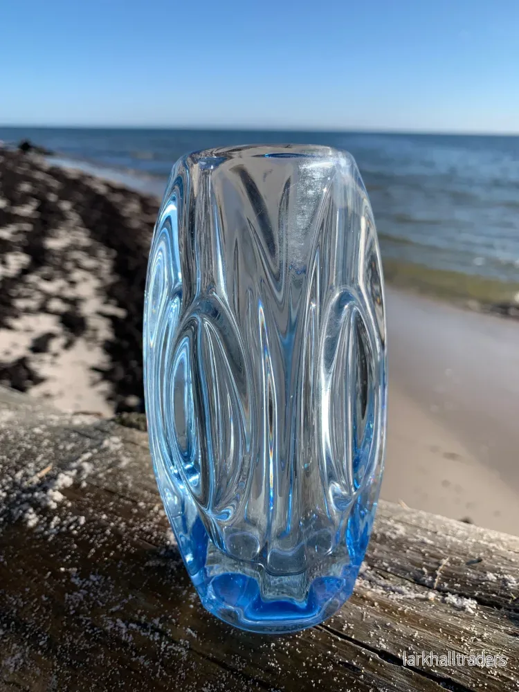 Dekorativ glasvas – Blå Dekorativ glasvas – Blå