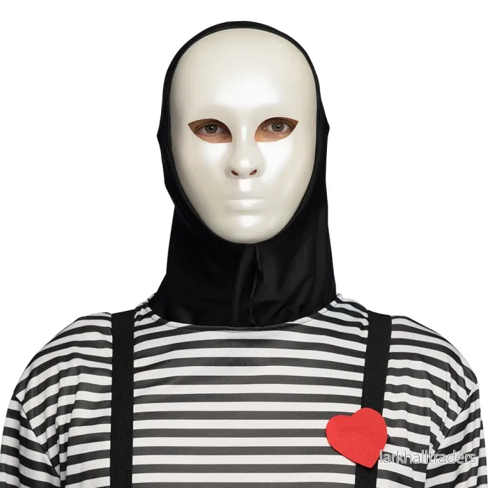 Mask, mim med vit huva - Bild 3