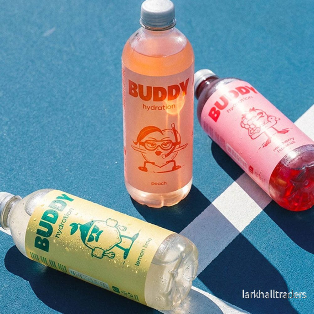 BUDDY Hydration Elektrolytdryck Hallon & Hibiskus | 3-pack - Bild 2