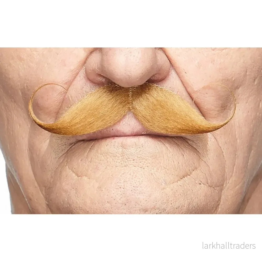 Mustasch, detective brun Mustasch, detective brun