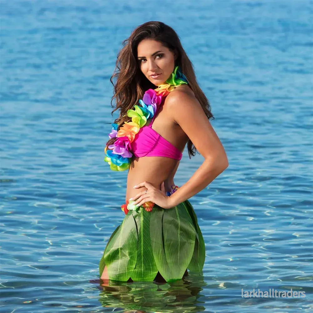 Hawaiikrans, regnbåge deluxe XL - Bild 3