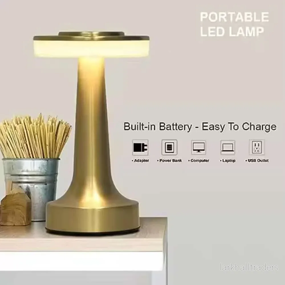 Touch LED Bordslampa med USB-laddning - Bild 3