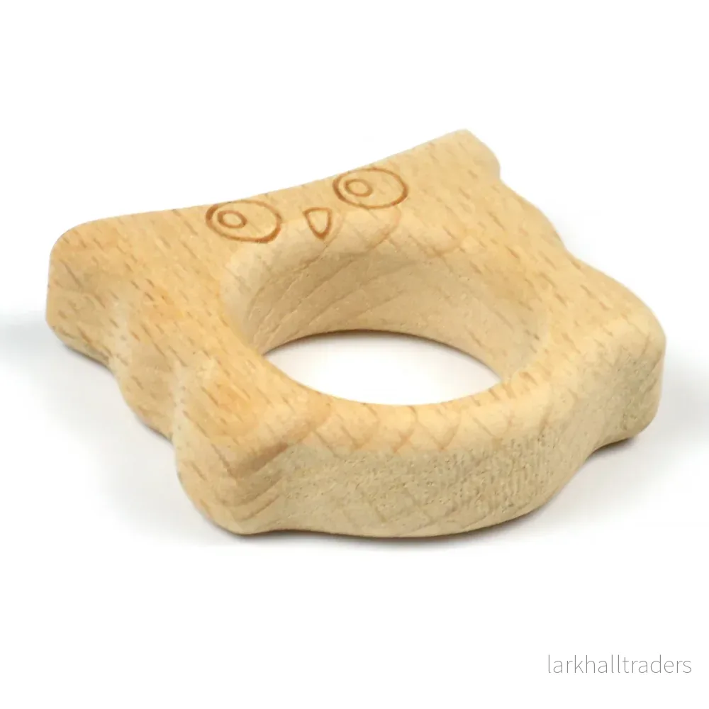 Naturlig träfigur, liten uggla - Bild 2