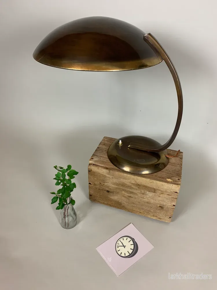 Escolux bordslampa i mörkpolerad mässing - Bild 3