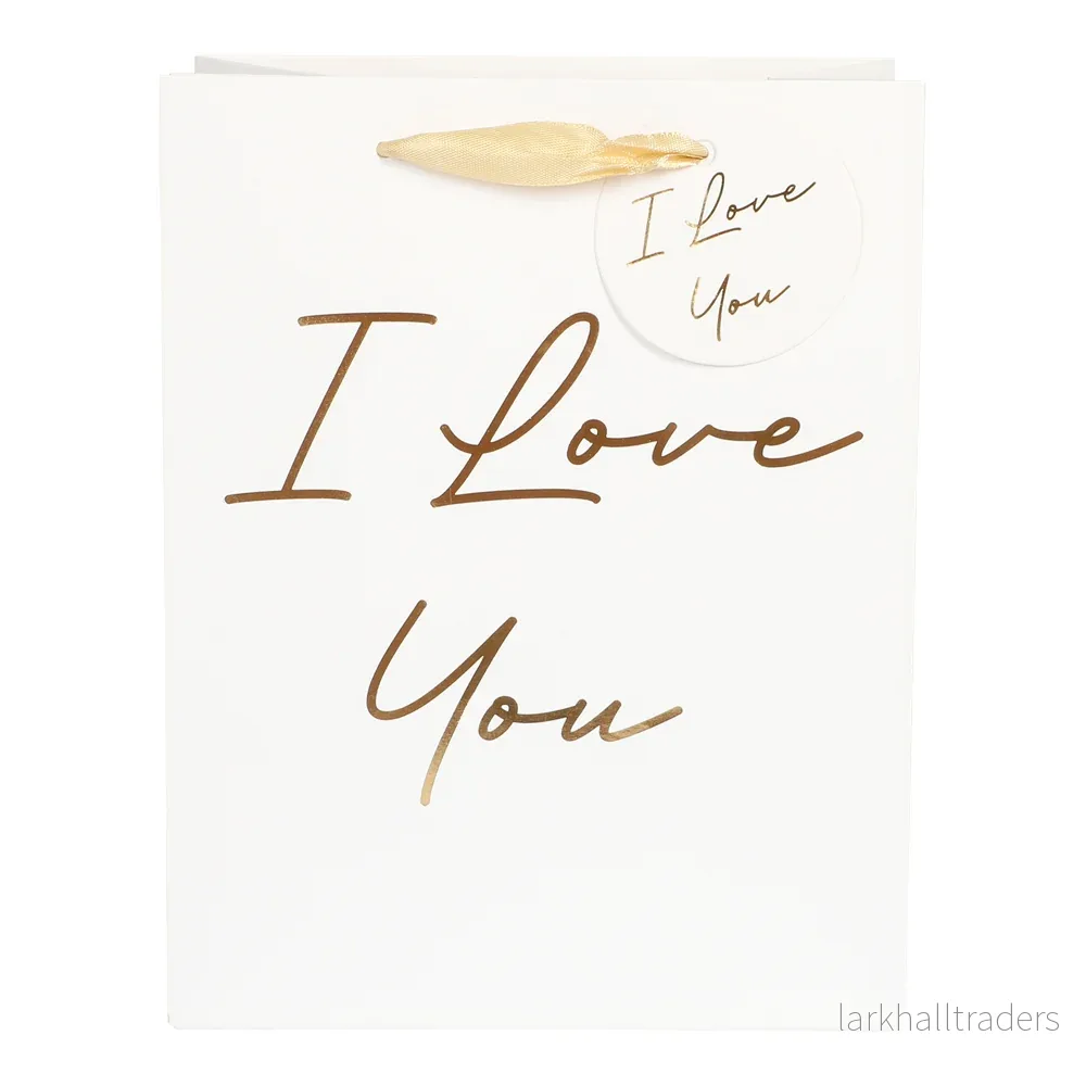 Presentpåse, I love you 18x23x10 cm - Bild 2