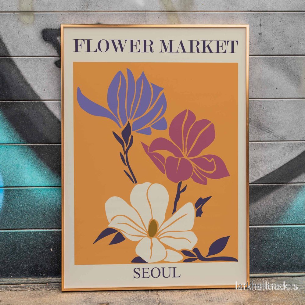 Blommarknad Seoul 2 Poster Blommarknad Seoul 2 Poster