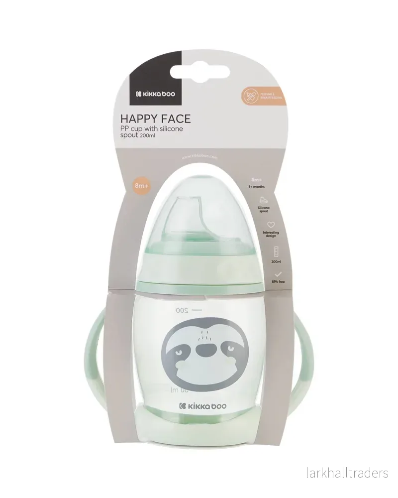 PP-mugg med silikontut 200 ml Glad min Mint - Bild 2