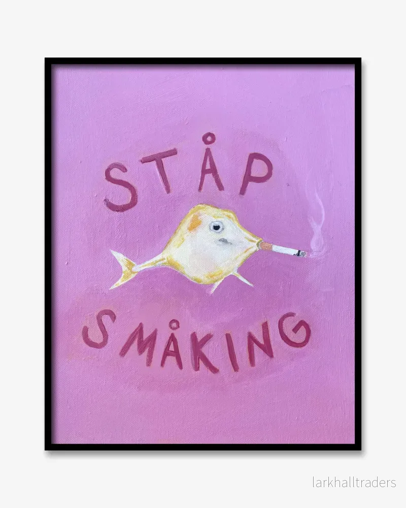 Ståp Småking Print