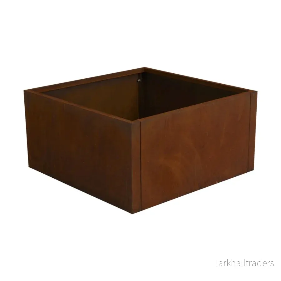 Odlingslåda - VÄXA - KUB (800x800mm) Corten
