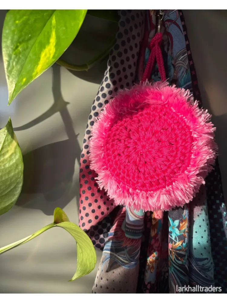 Snusväska, Plysch - Djup Rosa - Bild 2